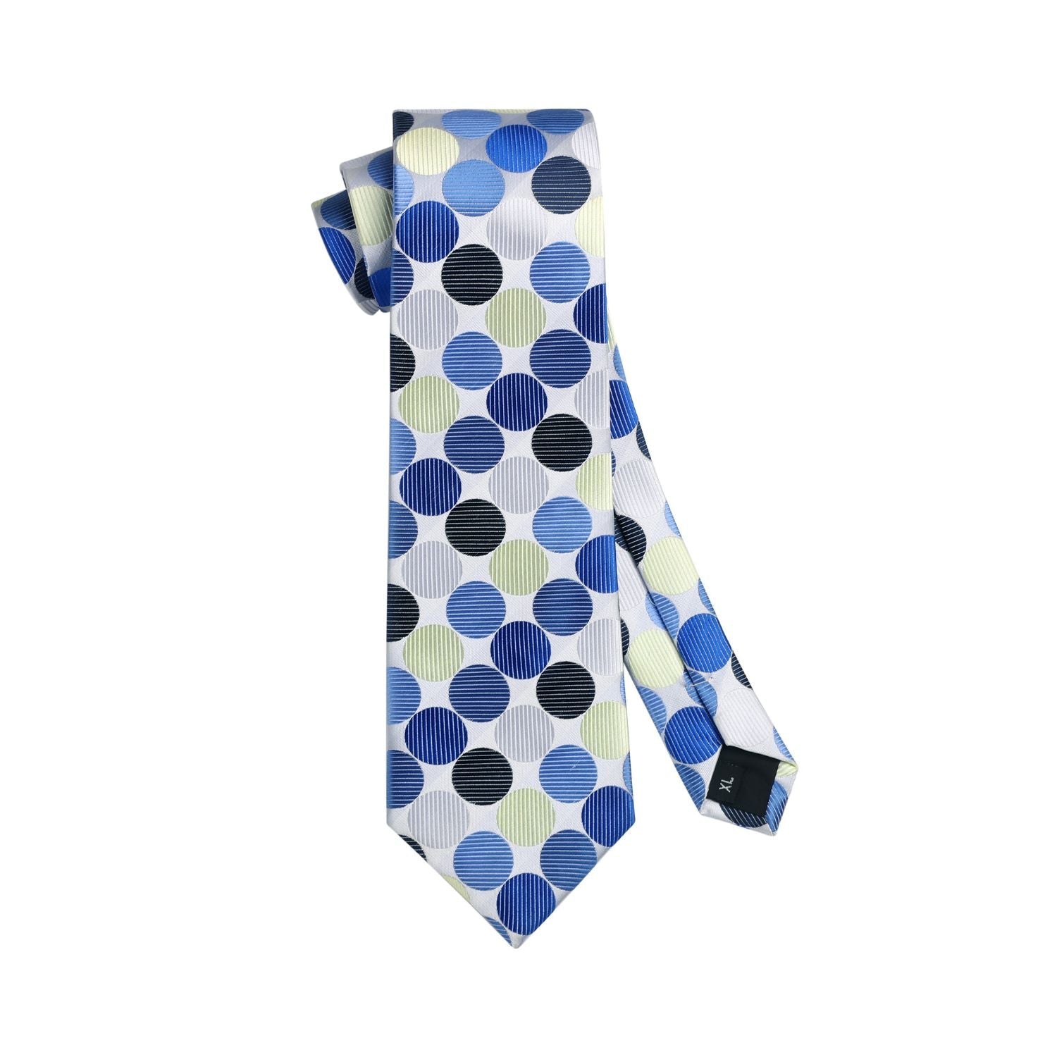 Hisdern Beige Polka Dot Tie Set For Groomsmen