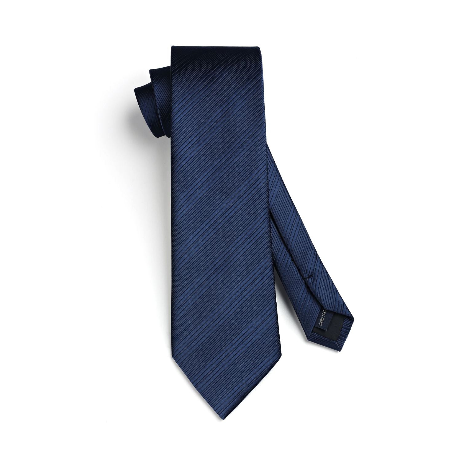 Hisdern Navy Blue Striped Business Accessories Set