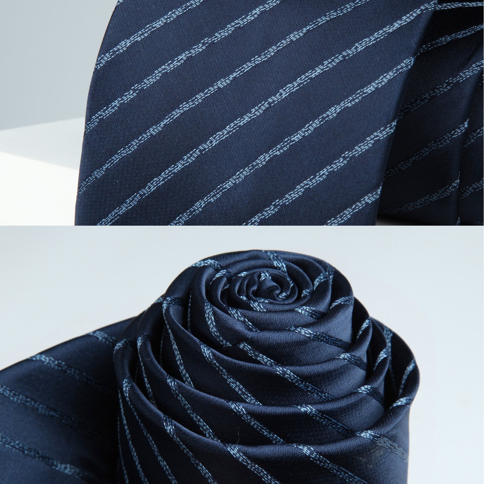 Hisdern 3-Piece Tie Set Wedding Accessory Gift Box Set T3-12