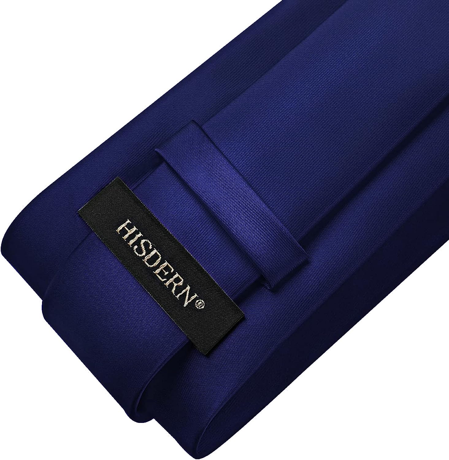Hisdern Navy Blue Solid Wedding Accessories Set With Clip