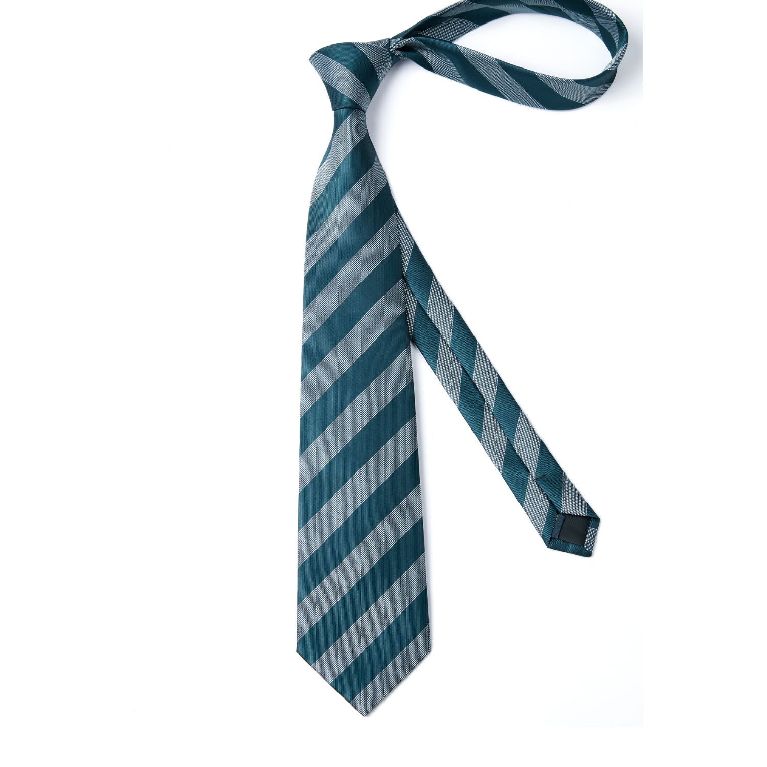 Hisdern Blue Striped Business Tie Set