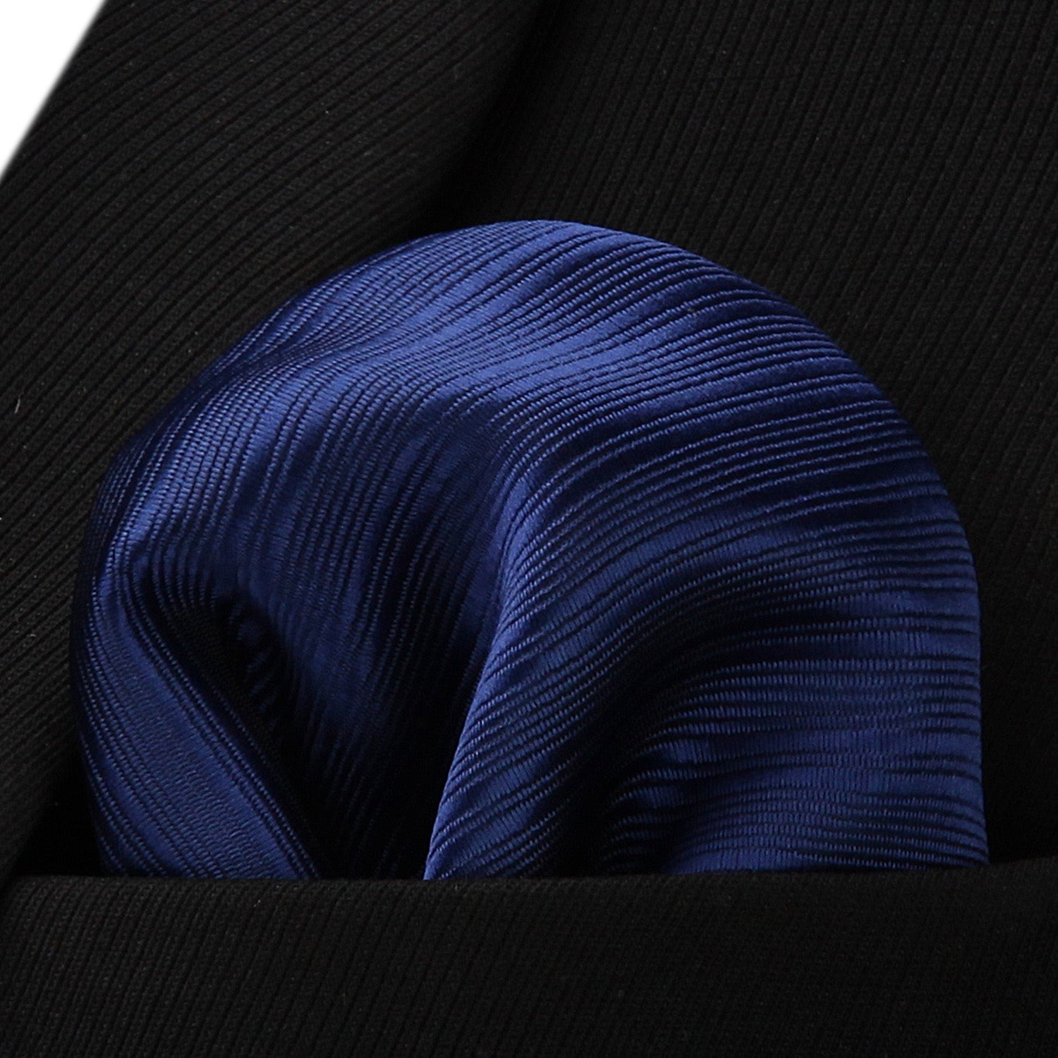 Hisdern Navy Blue Striped Wedding Accessories Set