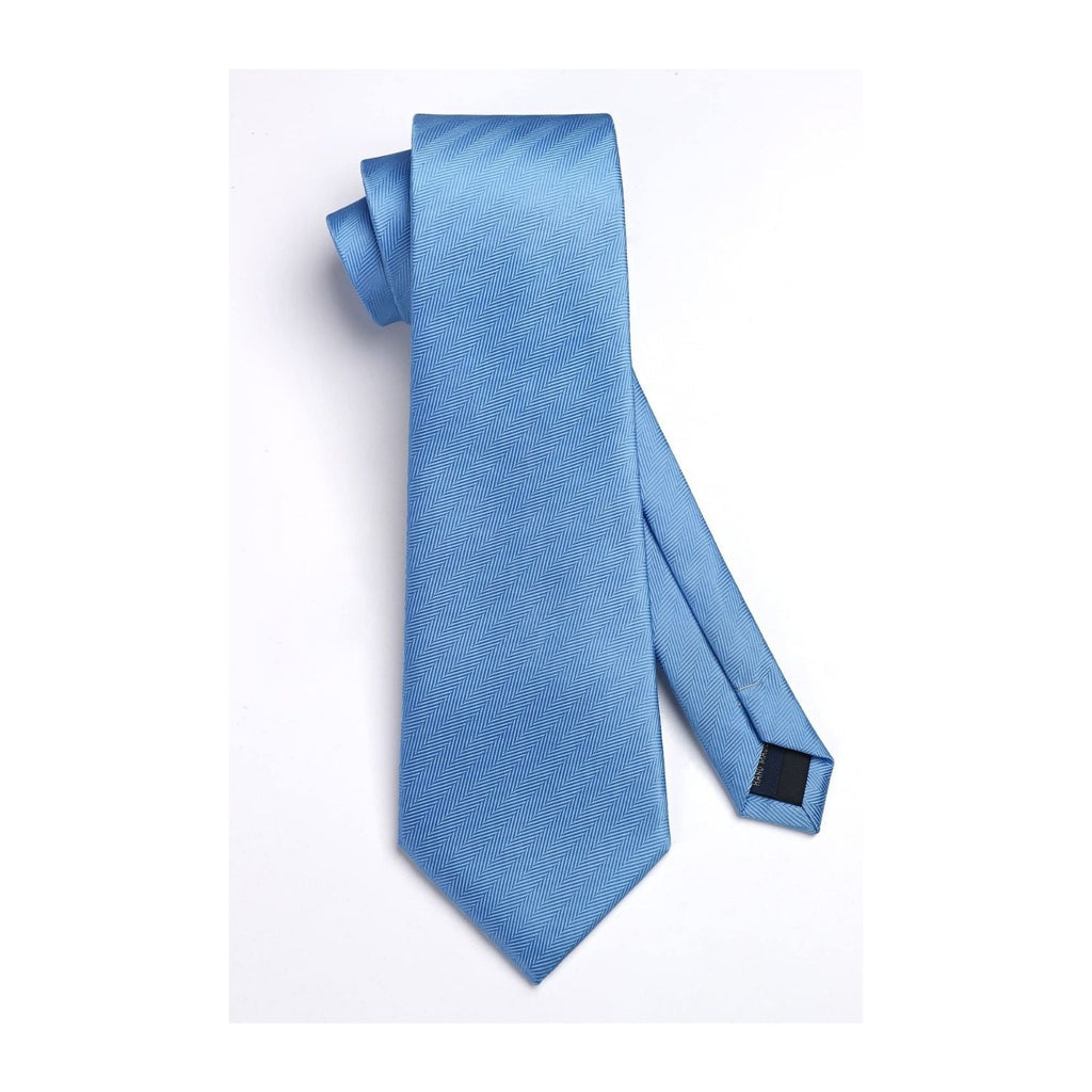 Hisdern Blue Striped Wedding Accessories Set