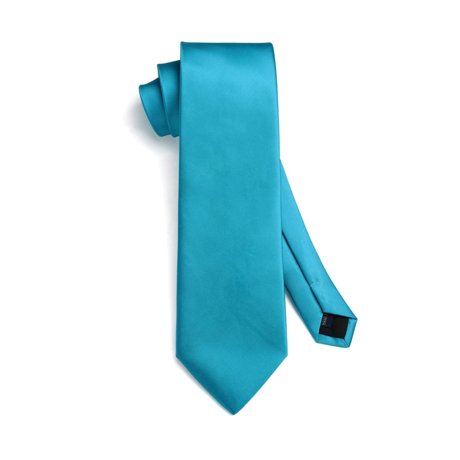 Hisdern Aqua Blue Solid Wedding Accessories Set With Clip