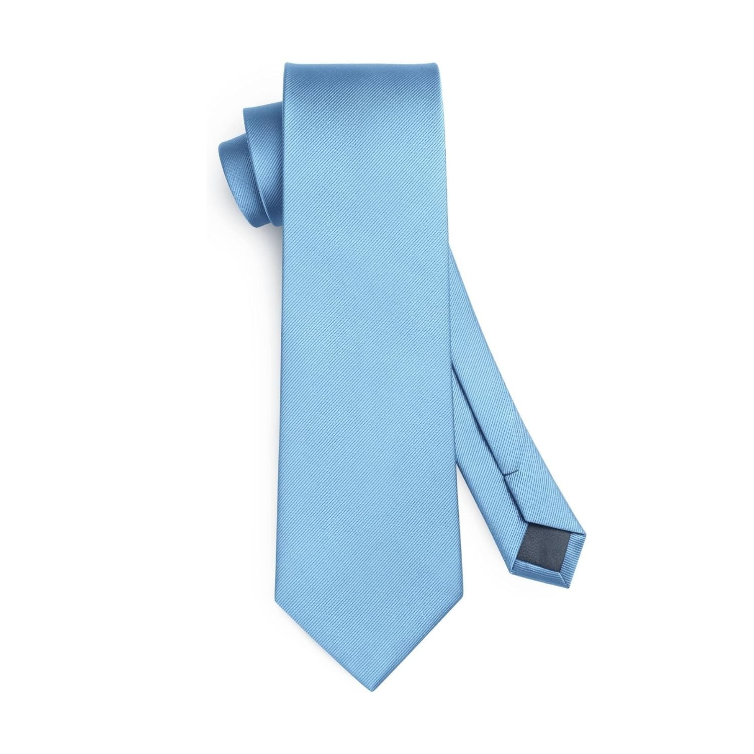 Hisdern Baby Blue Solid Wedding Accessories Set With Clip
