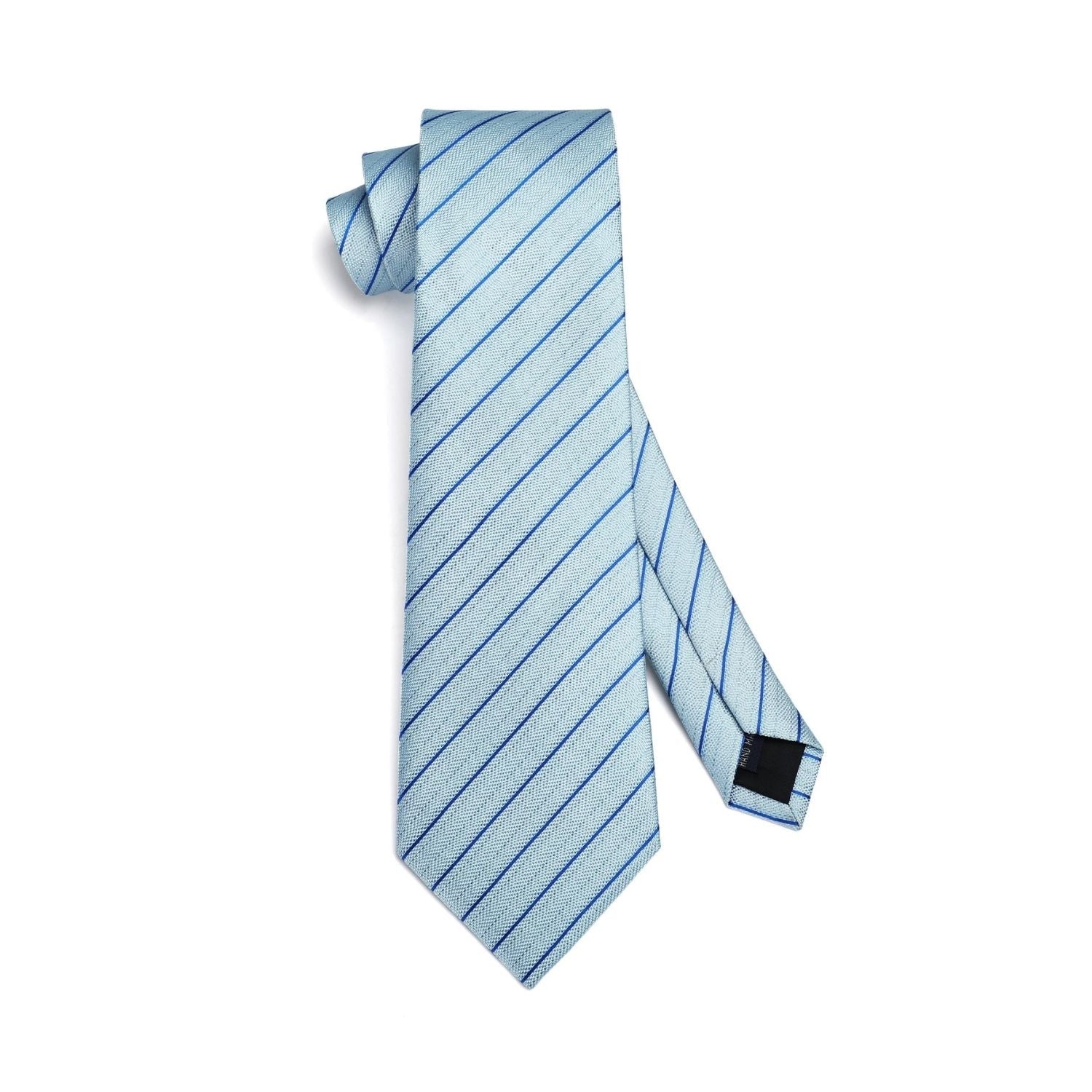 Hisdern Blue Striped Business Accessories Set