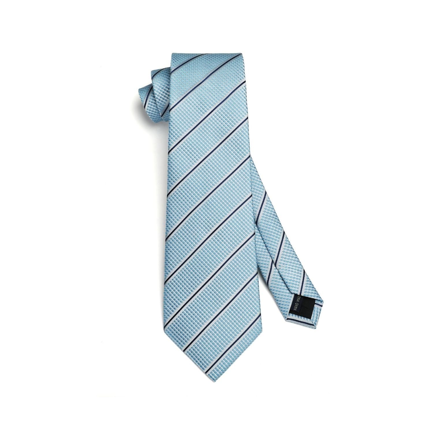 Hisdern Blue Striped Wedding Accessories Set