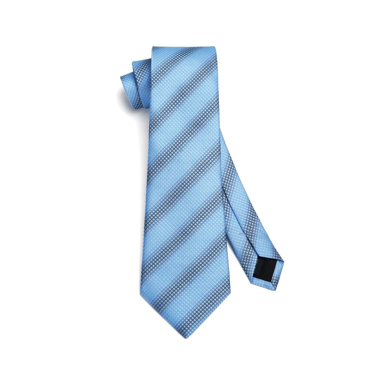 Hisdern Blue Striped Business Accessories Set