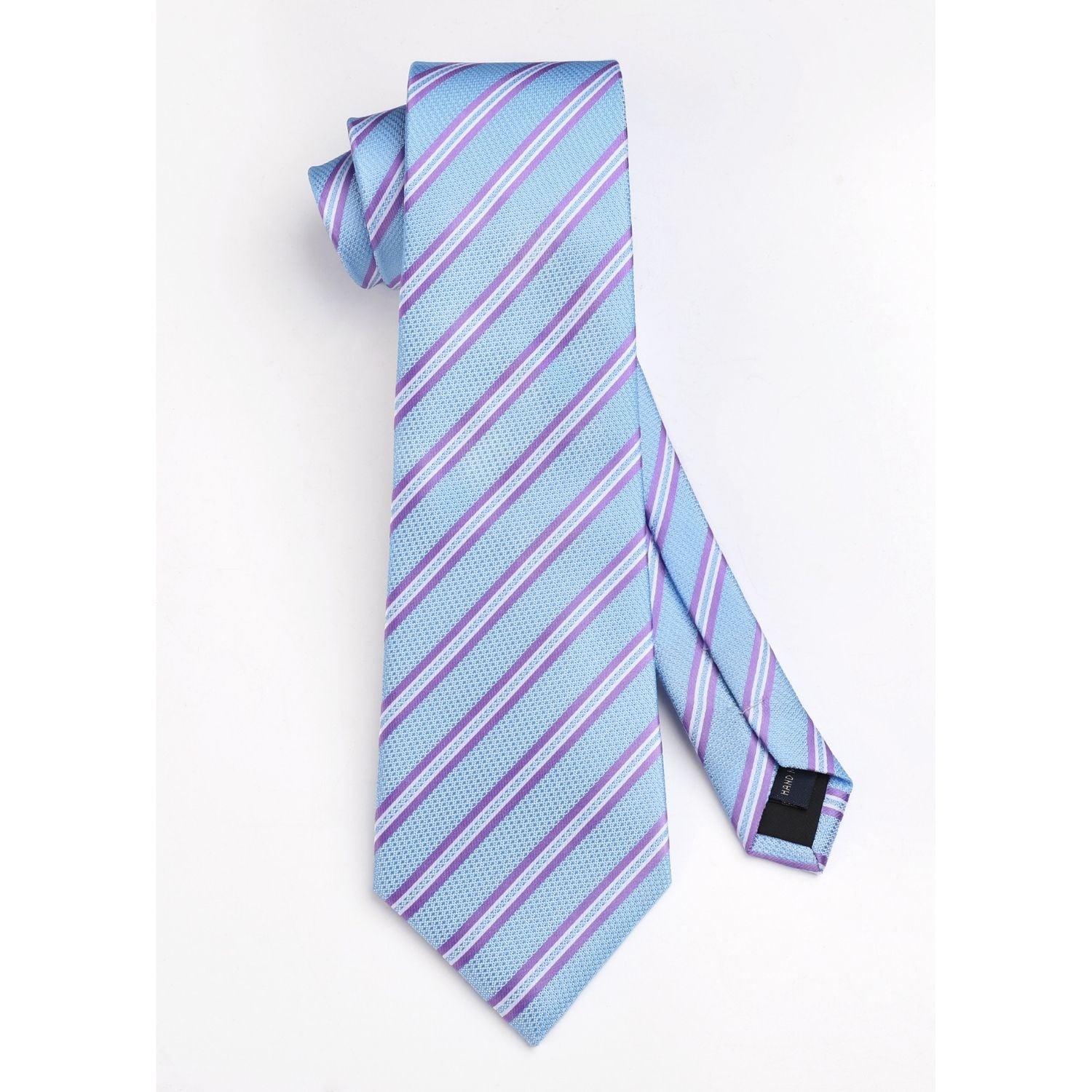 Hisdern Blue Striped Wedding Accessories Set