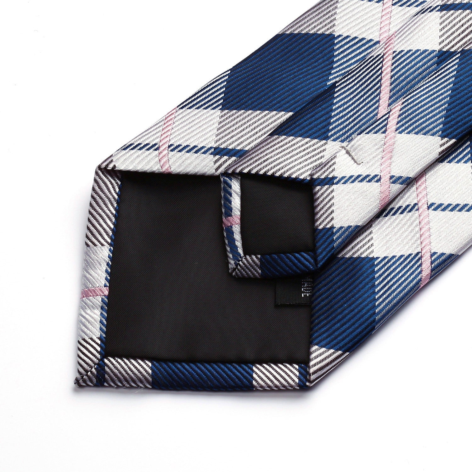 Hisdern Grey Plaid Tie Set For Groomsmen