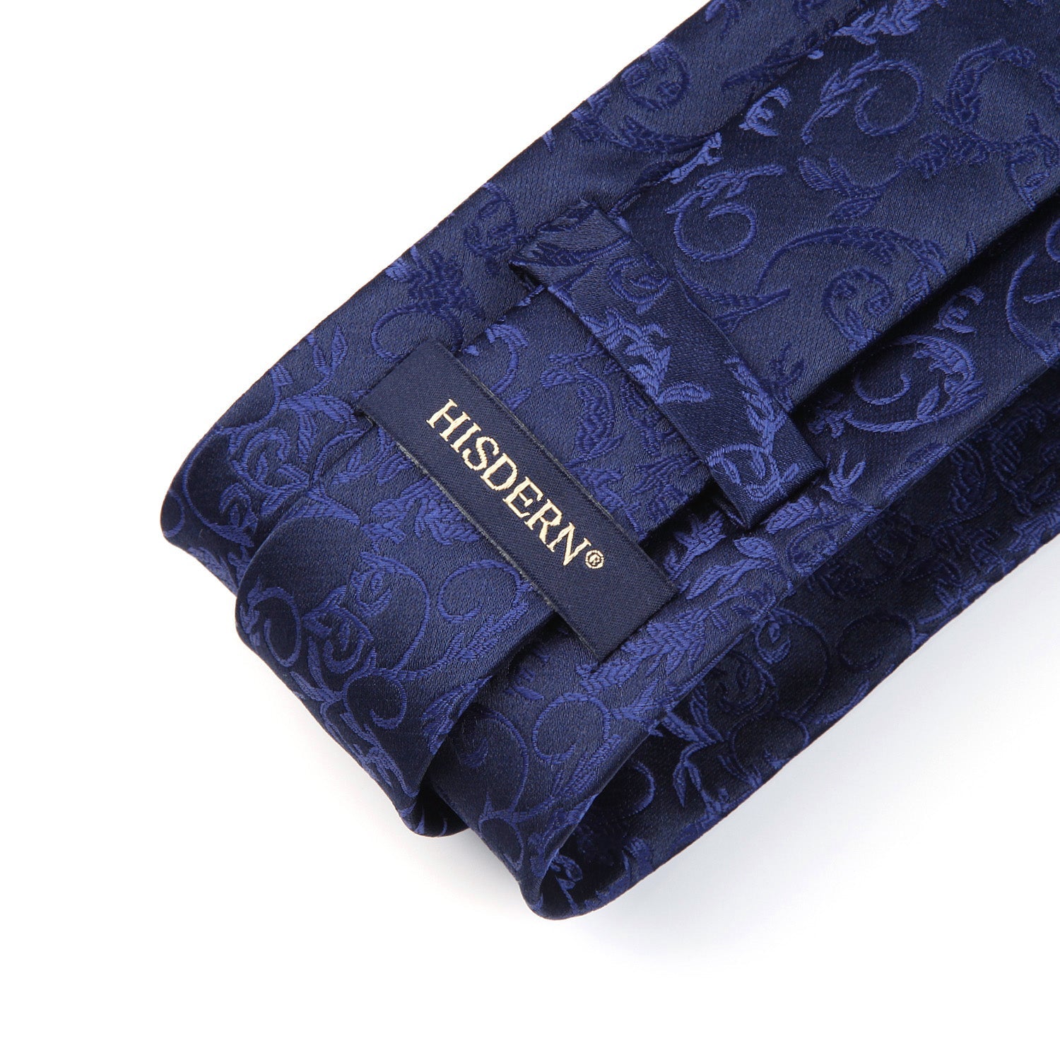 Hisdern Navy Floral Wedding Accessories Set