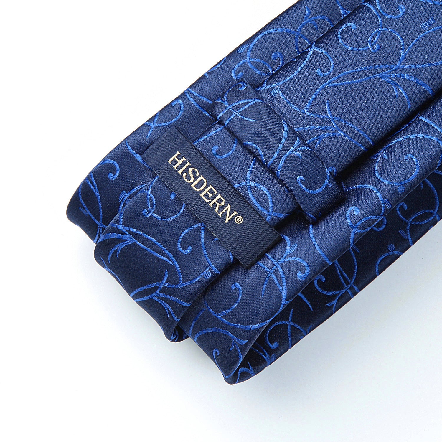 Hisdern Blue Floral Wedding Accessories Set