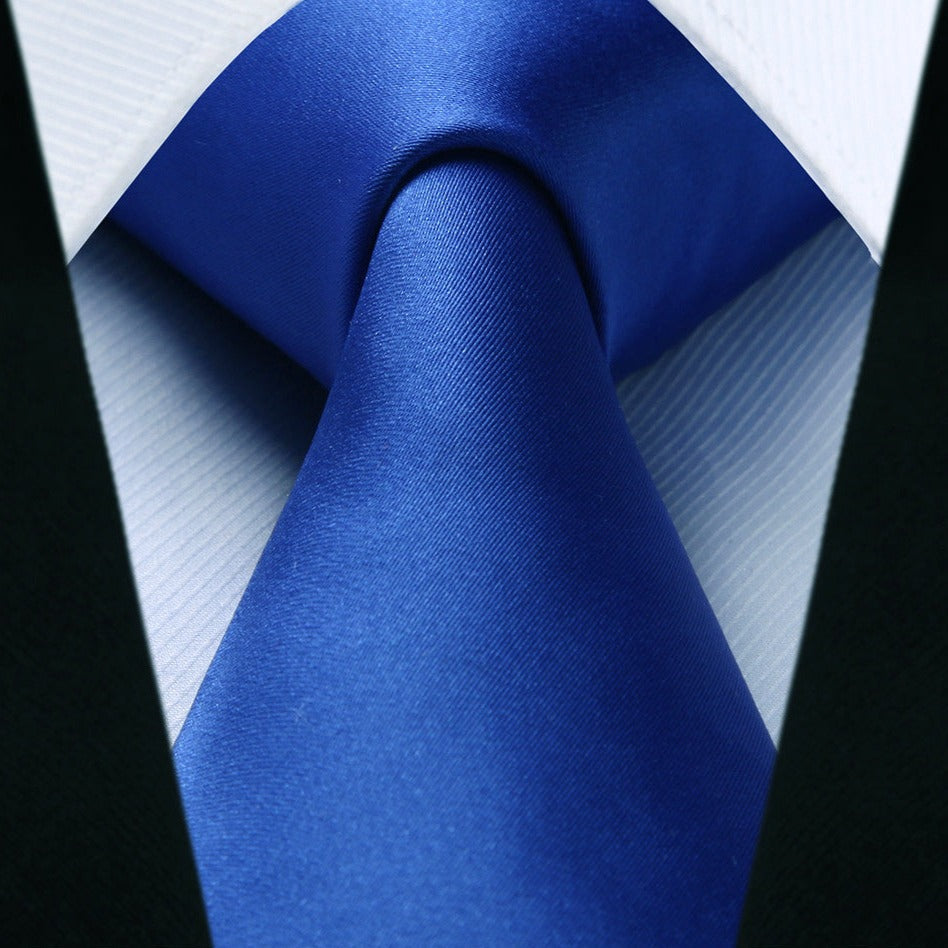 Hisdern Vobalt Striped Business Tie Set