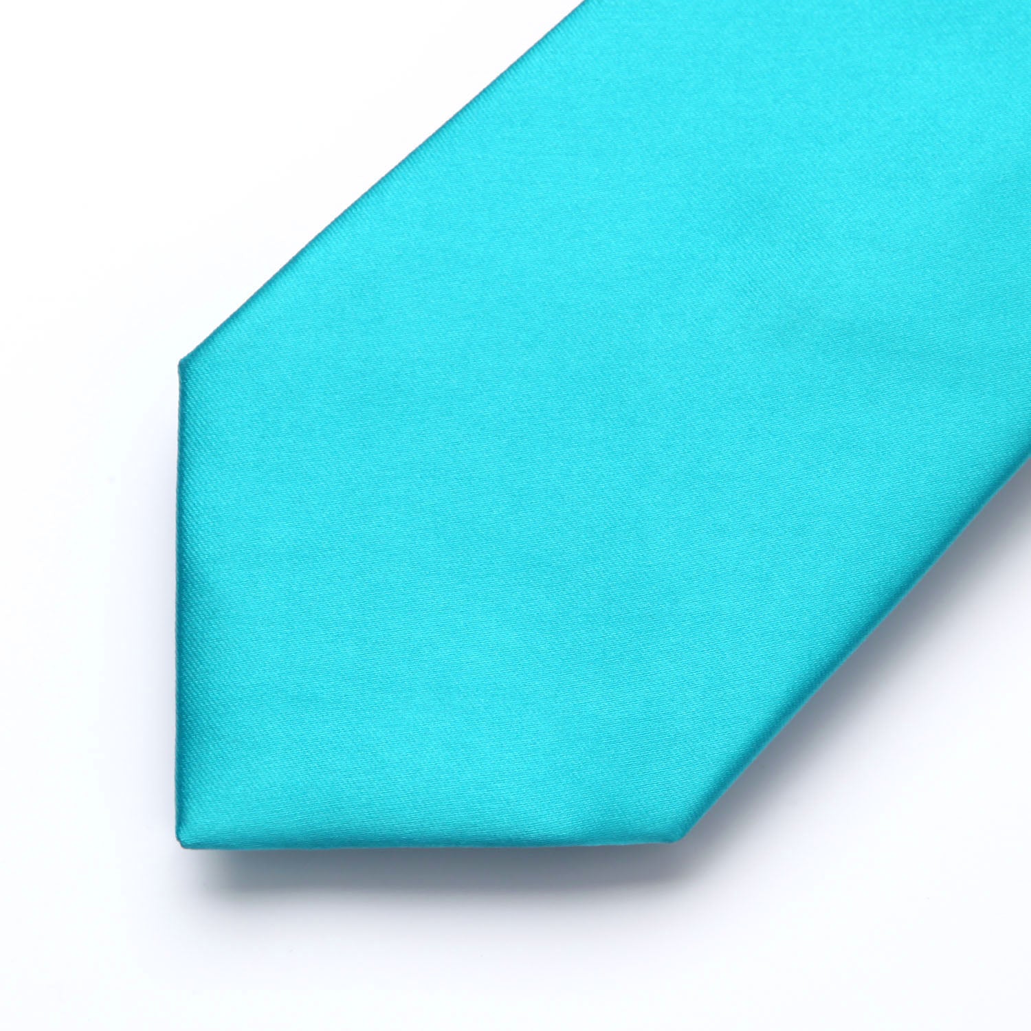 Hisdern Aqua Striped Business Tie Set